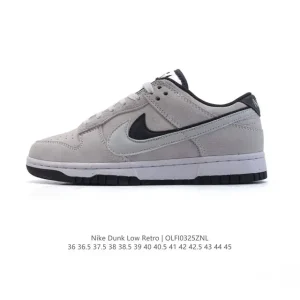 Nike Dunk Low Double Swoosh Retro Sneakers for Men and Women