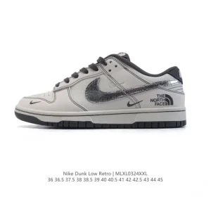 Nike Dunk Low Retro 2025 Classic Basketball Shoes North Face Collab