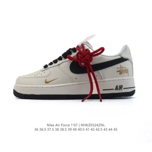 Nike Air Force 1 Low 07 White China Knot Honeycomb Sole