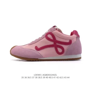 Loewe Ballet Runner 2.0 Leather Low Top Lace Up Sneakers