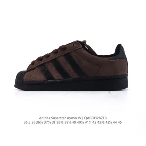 Adidas Superstar Ayoon W Classic Shell Toe Sneakers for Men and Women