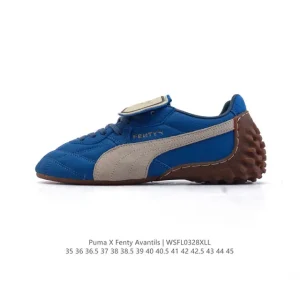 PUMA Avanti Ls Fenty Rihanna Collaboration Low-Top Football Sneakers Blue