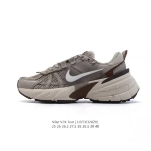 Nike V2K Run Vintage Running Shoes White Metallic