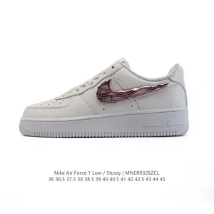 Nike Air Force 1 Low 2025 White Leather Low-Top Sneakers for Men and Women