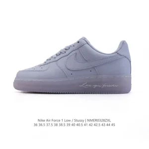 Nike Air Force 1 '07 Low Top Casual Sneaker White Leather