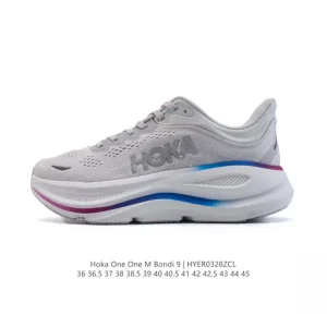 HOKA Bondi 9 Men's and Women's Running Shoes - Lightweight, Cushioned, Durable