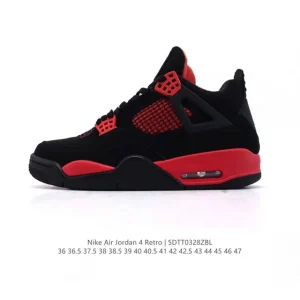 Jordan Air 4 Retro OG Black Cement Men's Basketball Shoes