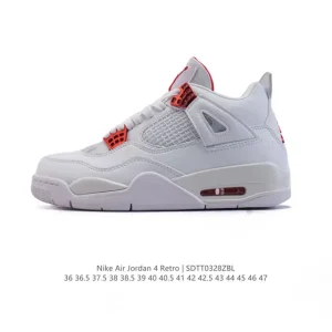 Jordan Air 4 Retro OG Black Cement Men's Basketball Shoes