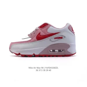 Nike Air Max 90 Men's Running Shoes Vintage Style Leather and Mesh