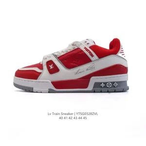 Louis Vuitton Trainer Sneaker Low Men's Fashion Luxury Shoes