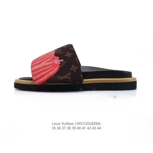 Louis Vuitton Pool Pillow Slippers for Summer Beach and Home Comfort
