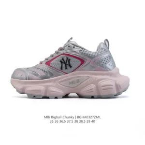 MLB Bigball Chunky Curve New York Yankees 6cm Platform Sneakers