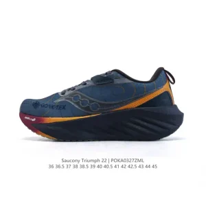 Saucony Triumph 22 Men and Women Running Shoes Cushioning Breathable Summer