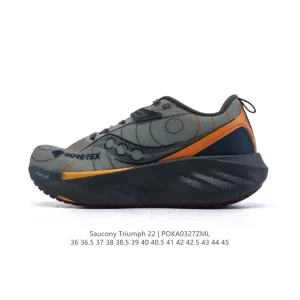 Saucony Triumph 22 Neutral Running Shoe with Pwrrun+ Cushioning
