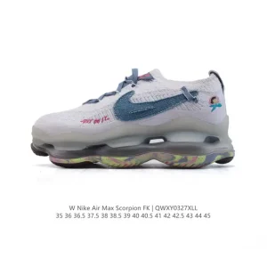 Nike Air Max Scorpion FK Men's Women's Cushioning Sneakers with Full-Length Air Unit