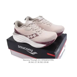 Saucony Triumph 22 Men's and Women's Running Shoes with Pwrrun+ Cushioning
