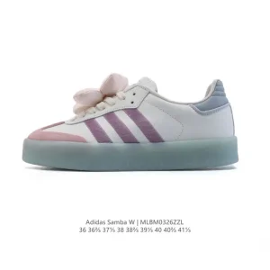 Adidas Samba Valentine Women's Retro Leather Sneakers with Gum Sole
