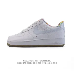 Nike Air Force 1 '07 Low Snake Year 2025 White Leather Sneakers