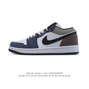 Air Jordan 1 Low Retro DC0774 Classic Leather Basketball Shoes