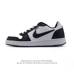 Nike Ebernon Low Men's and Women's Retro Casual Skateboarding Sneakers