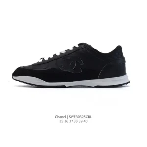Chanel Women's Classic White Platform Sneakers 2024