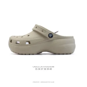 Crocs Women's Cloud Sandals Thick Sole Platform Slides