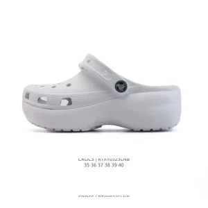 Crocs Women's Cloud Sandals Thick Sole Height Increase Slides