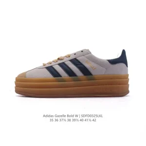 Adidas Gazelle Bold 2025 New Year Retro Vintage Thick Sole Sneakers