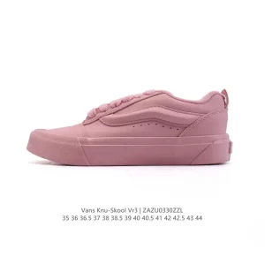 Vans Knu Skool VR3 LX Chunky Leather Retro Skate Shoes