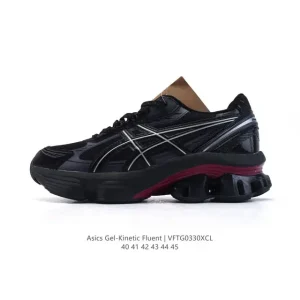 ASICS Gel-Kinetic Fluent Black Gold Running Shoes for Men