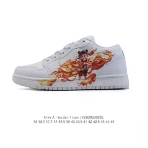Jordan Aj1 Low Nezha Theme Low Top Retro Basketball Shoes
