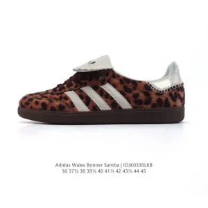 Wales Bonner x Adidas 2025 Autumn Winter Collaboration Sneaker Leopard Print Fabric Upper