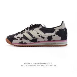 Adidas Originals SL 72 Cow Print Sneakers for Men and Women