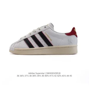 Adidas Superstar 2025 Snake Year Edition Classic Shell Toe Sneakers for Men and Women