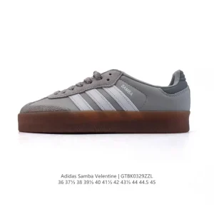 Adidas Samba Velentine Unisex Retro Leather Sneakers for Men and Women