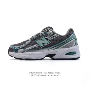 New Balance Mr740 Vintage Grey Blue Retro Dad Sneakers