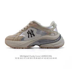 MLB Bigball Chunky Curve New York Yankees Sneakers for Men and Women