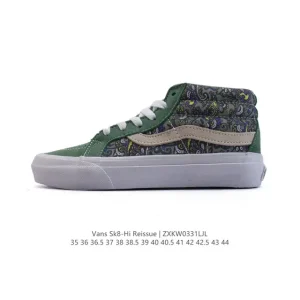 Vans Sk8-Mid Reissue S Canvas Skateboarding Shoes for Men and Women