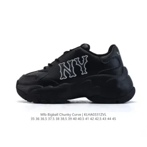 MLB Bigball Chunky Curve New York Yankees Retro Sneakers for Men and Women