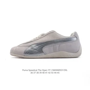 Puma Speedcat Open Yy Collaboration Sneakers Pink Brown Suede Mesh