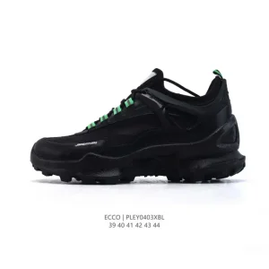 ECCO Men's Outdoor Leisure Sneakers Breathable Lightweight Lace-Up Shoes