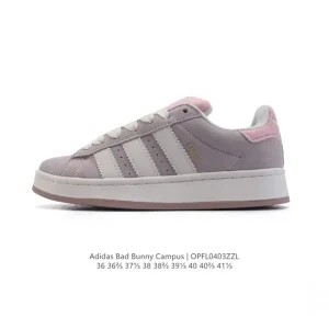 Adidas Bad Bunny Campus 00S Shoes Classic Red Skateboarding Sneakers