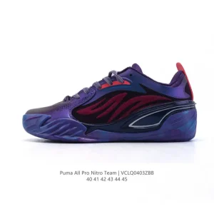 Puma All-Pro Nitro Clyde's Closet Retro Low-Top Basketball Shoes for Men