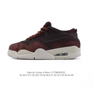 Nike Air Jordan 4 Retro OG Low Top Casual Basketball Shoes for Men and Women