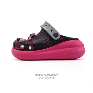 Womens Crocs Baya Platform Sandals Thick Sole Height Increase Beach Clogs