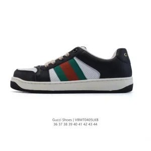 Gucci Screener Vintage Distressed Platform Sneakers for Men and Women