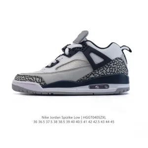 Jordan Spizike Low Houston Oilers Classic Elephant Print Retro Basketball Shoe