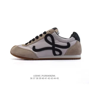 Loewe Ballet Runner 2.0 Leather Fabric Low-Top Sneakers