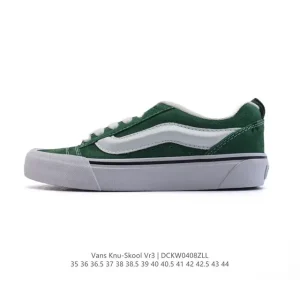 Vans Knu Skool VR3 LX Leather Chunky Sneakers Vintage Skateboarding Shoes