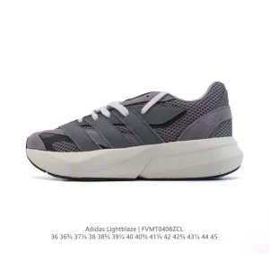 Adidas Lightblaze Running Shoes Lightweight Cushioned Sneakers for Men and Women